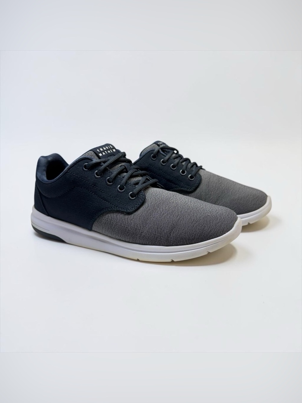 Travis Mathew Mens The Daily 2.0 Woven Lace Up Golf Shoes Size 8.5 Preppy